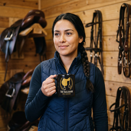 The Tack Room print — lifestyle