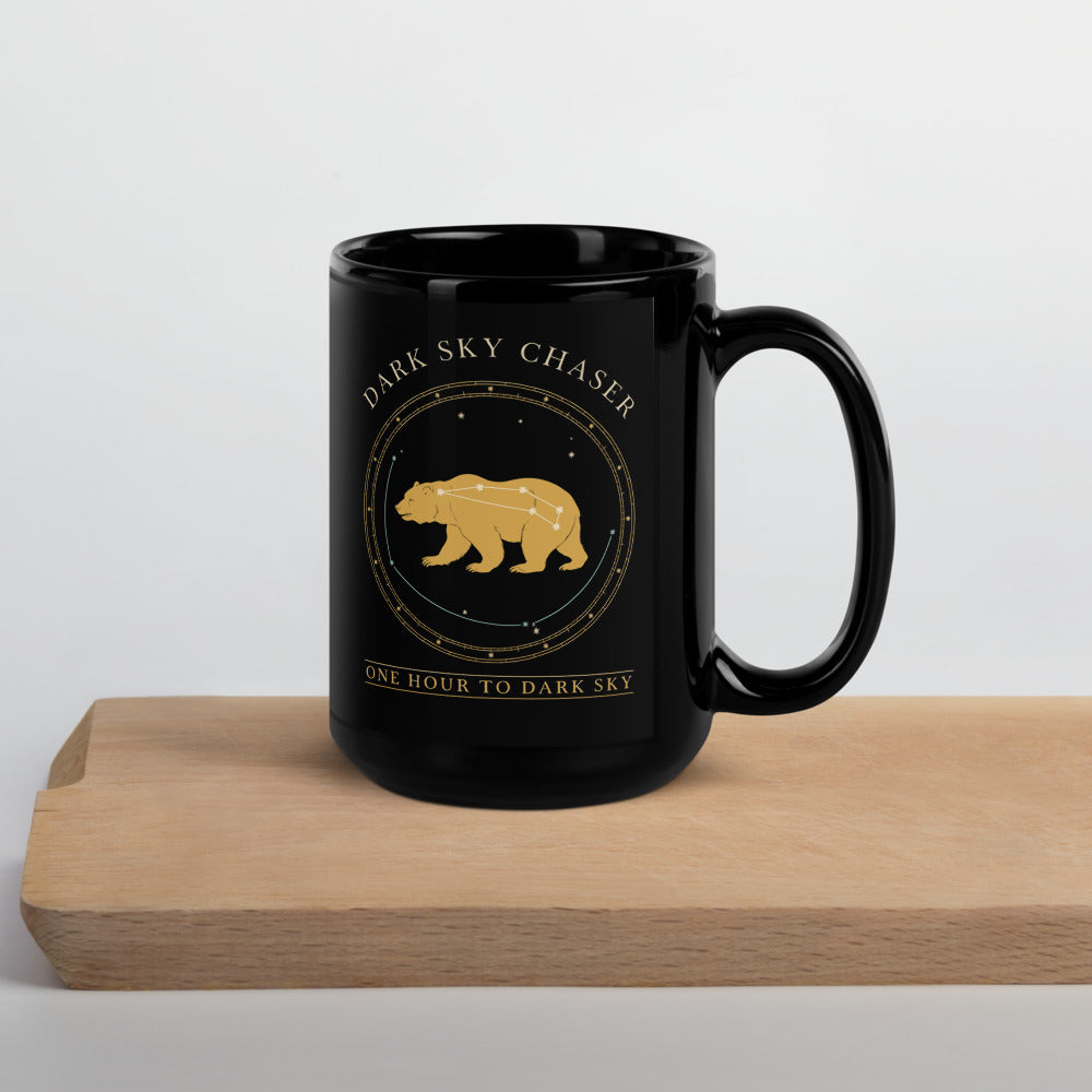 Dark Sky Chaser Ursa Major constellation astronomy mug — 15 oz, front