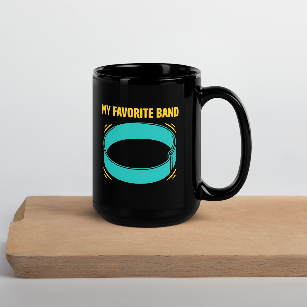 My Favorite Band funny physical therapy mug — 15 oz, front