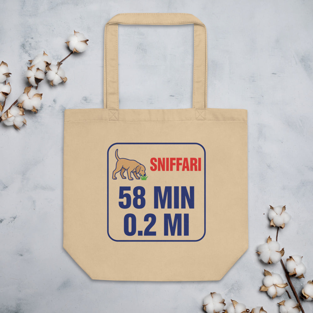 Sniff Walk Recap funny dog dad tote bag — Oyster