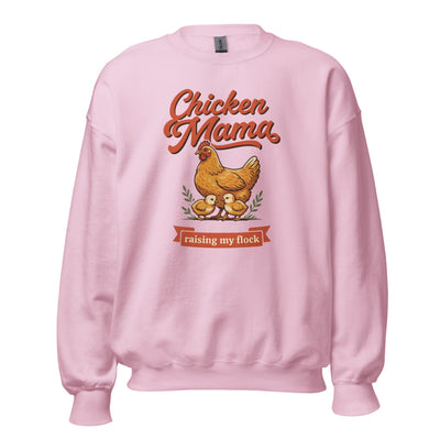 Chicken Mama Sweatshirt, Raising My Flock, Chicken Keeper Gift — Farmhouse Chicken Mom Crewneck