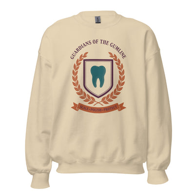 Dental Hygiene Graduation Gift, Dental Hygienist Sweatshirt, RDH Crewneck — Guardians of the Gumline Crest