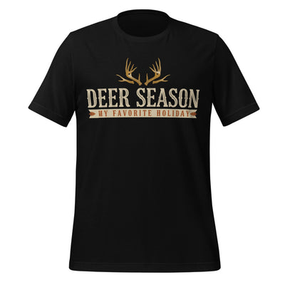 Deer Season Shirt, Deer Hunting Gift for Him, Vintage Whitetail Hunting Tee — Deer Season Is My Favorite Holiday