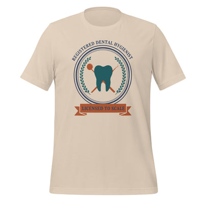 Dental Hygienist Shirt, RDH Gift, Registered Dental Hygienist Tee — Licensed to Scale Crest