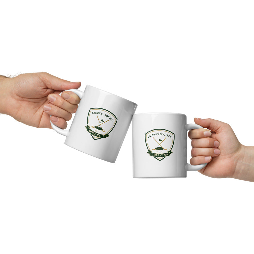 Fairway Society Crest print — 20 oz, front