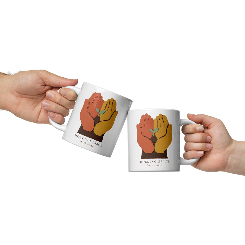 Holding Space print — 20 oz, front