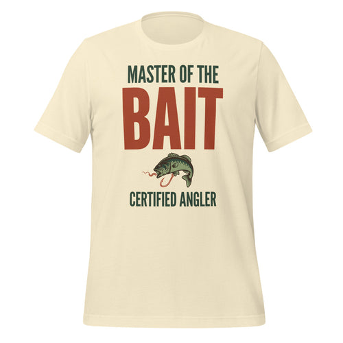 Master Of The Bait Shirt, Funny Fishing Shirt, Retro Angler Tee — Cheeky Fisherman Gift