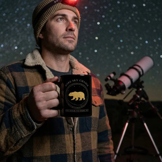 Dark Sky Chaser Ursa Major constellation astronomy mug — lifestyle