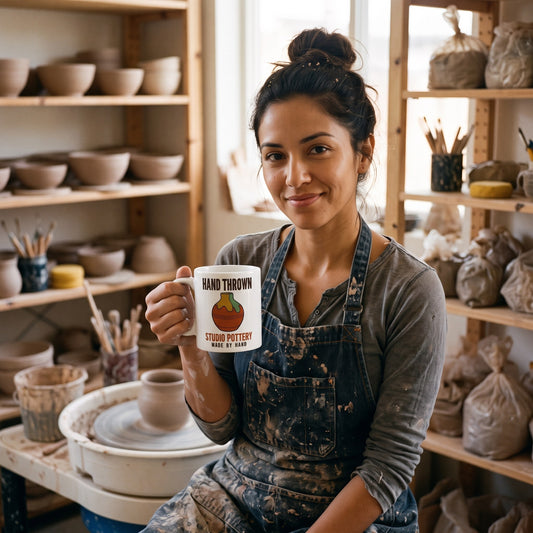 Studio Pottery Poster print — lifestyle