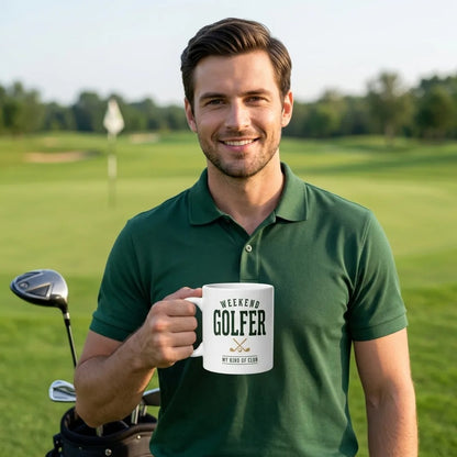 Weekend Golfer Wordmark print — lifestyle