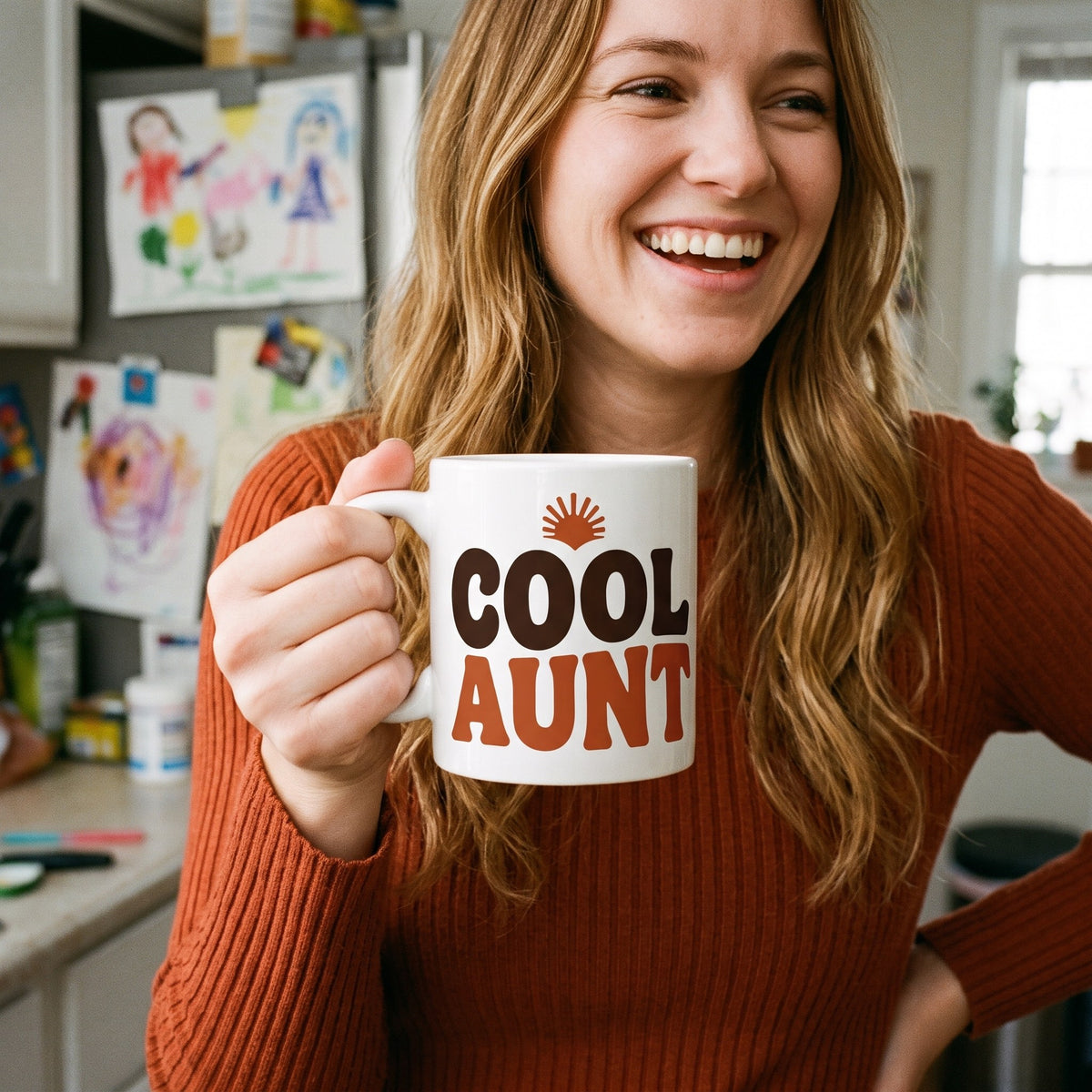 Cool Aunt print — lifestyle
