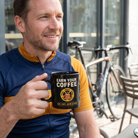 Earn Your Coffee print — lifestyle