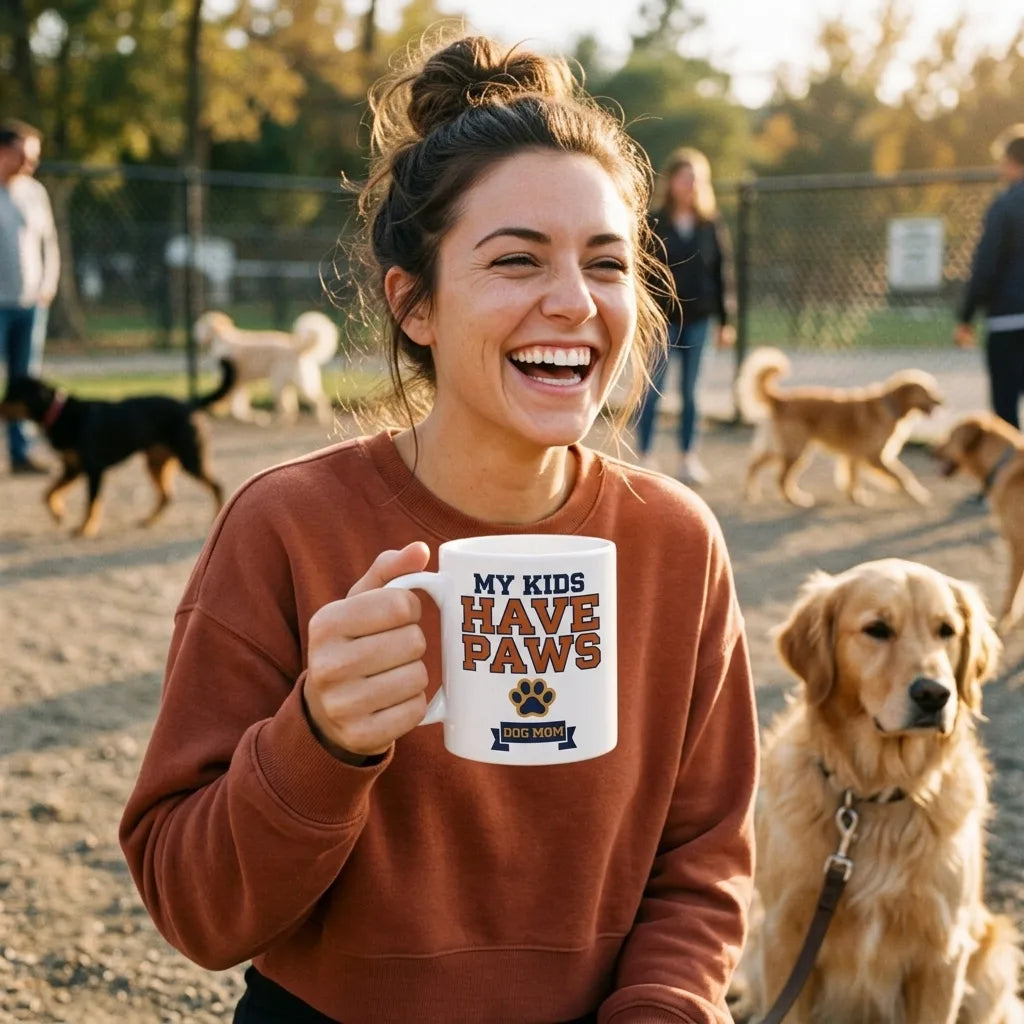 My Kids Have Paws print — lifestyle