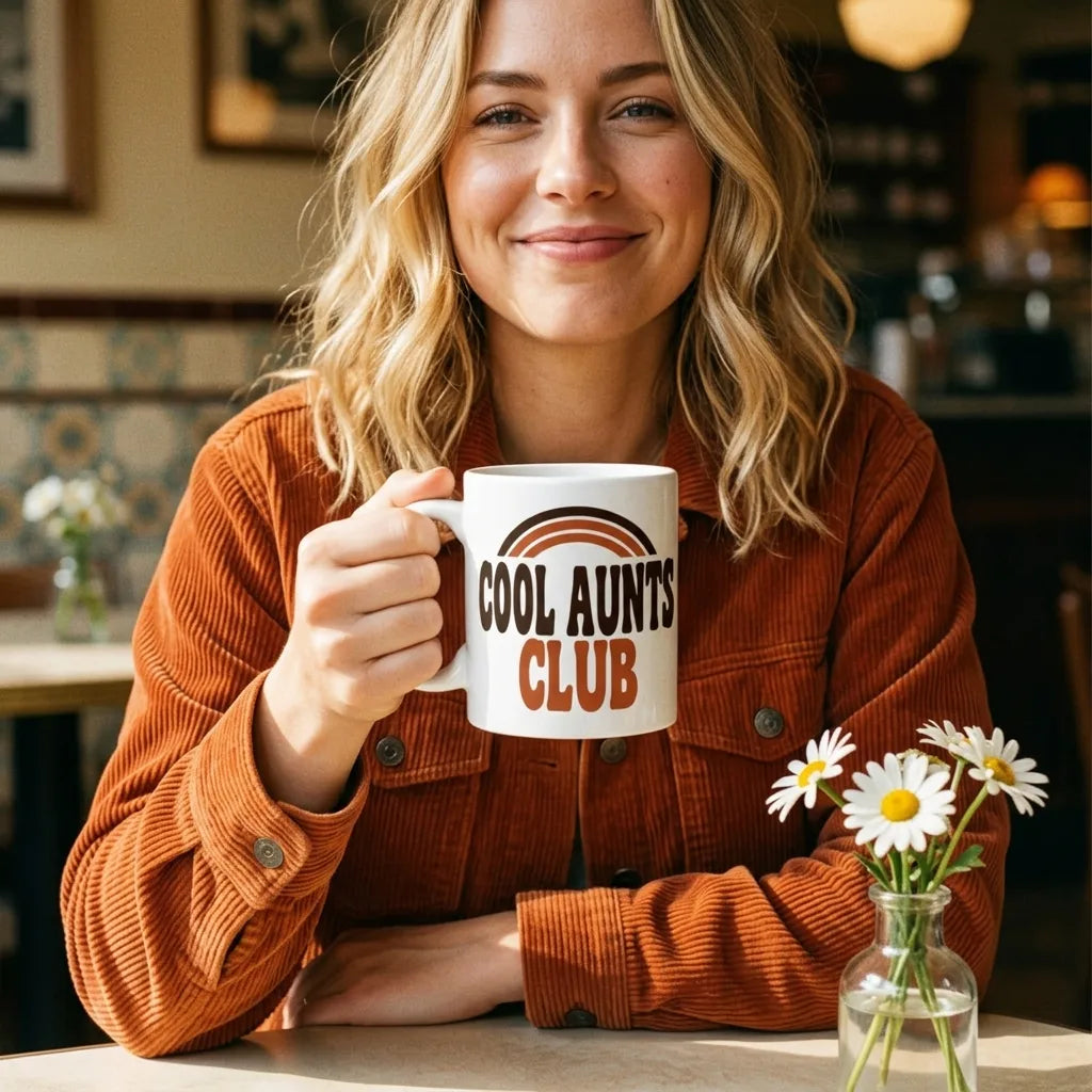 Cool Aunts Club print — lifestyle