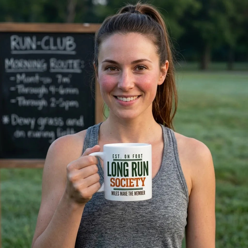 Long Run Society print — lifestyle