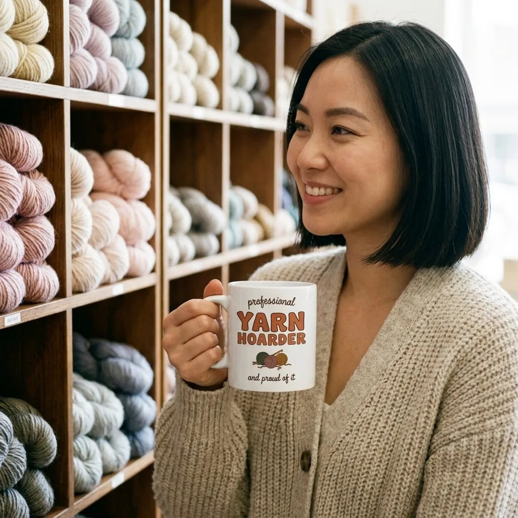 Professional Yarn Hoarder print — lifestyle