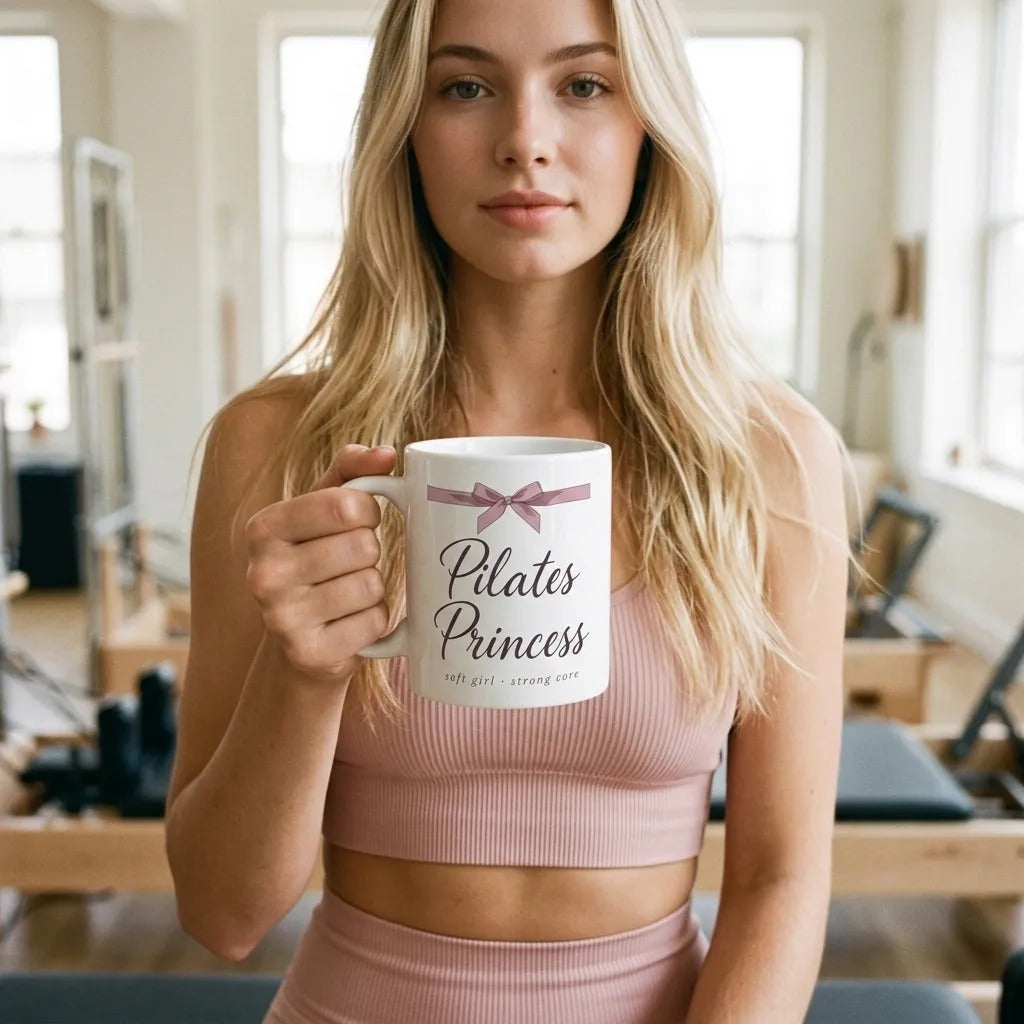 Pilates Princess print — lifestyle