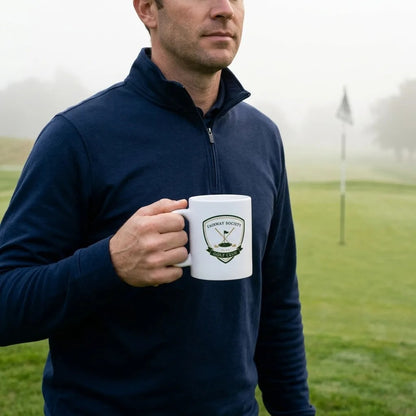Fairway Society Crest print — lifestyle