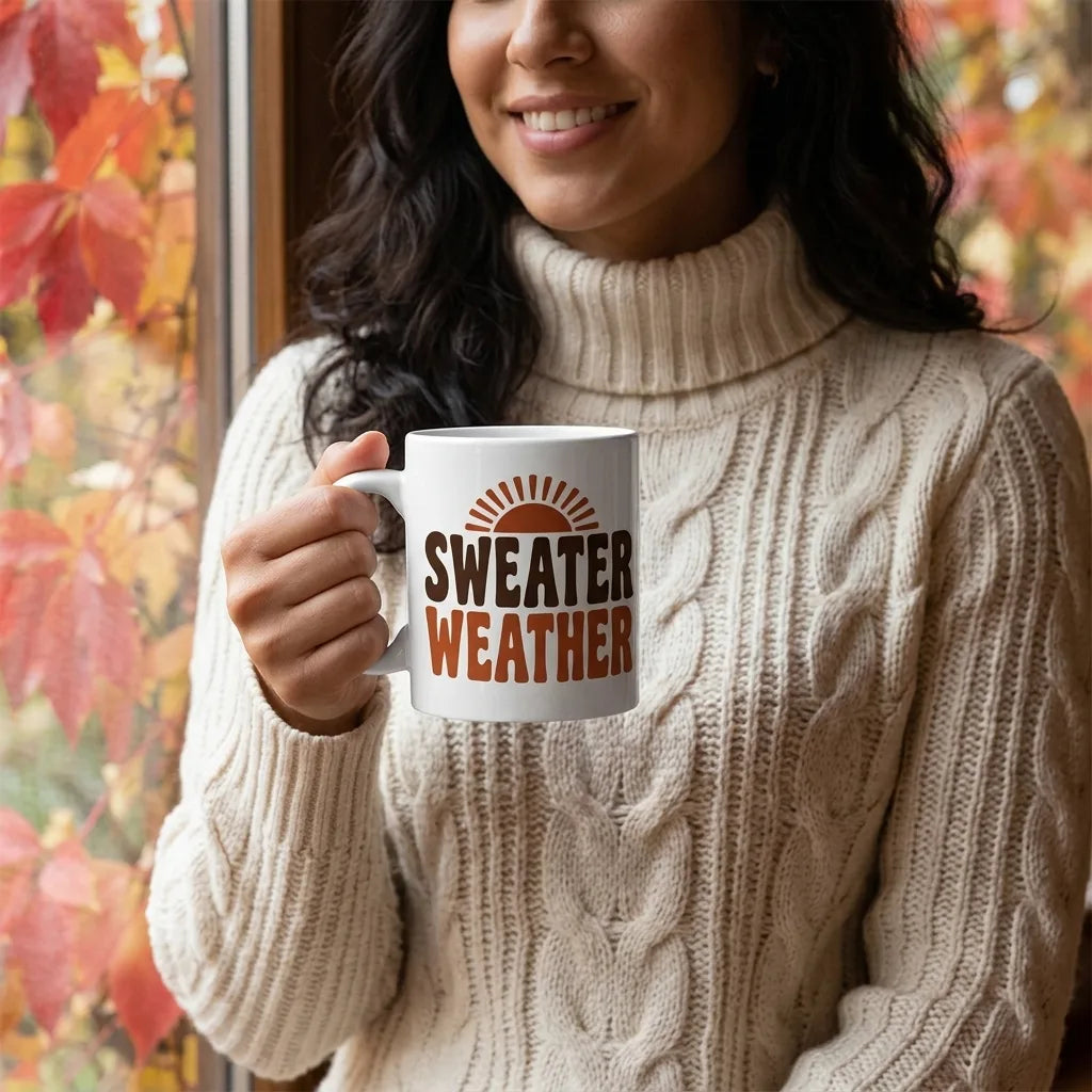 Sweater Weather print — lifestyle