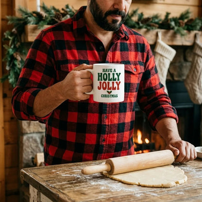 Holly Jolly print — lifestyle