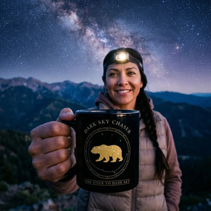Dark Sky Chaser Ursa Major constellation astronomy mug — lifestyle