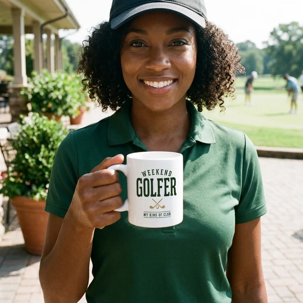 Weekend Golfer Wordmark print — lifestyle