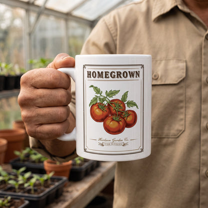Homegrown Heirloom Seed Packet print — lifestyle