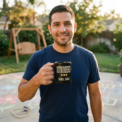 Outnumbered & Proud print — lifestyle