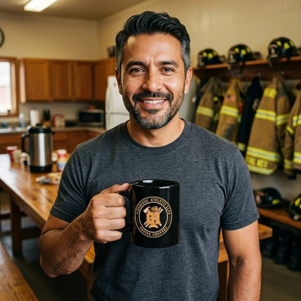 Firehouse Athletic Club print — lifestyle