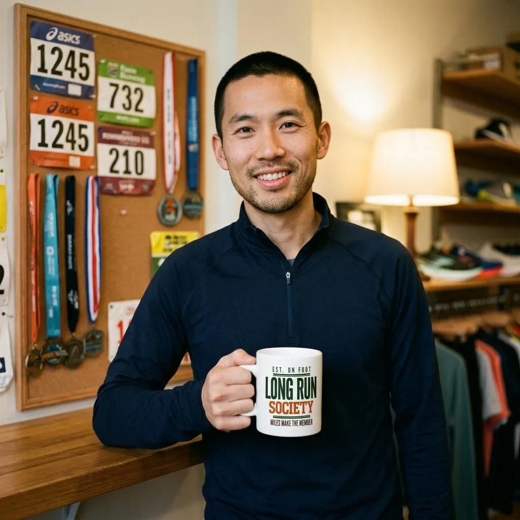 Long Run Society print — lifestyle