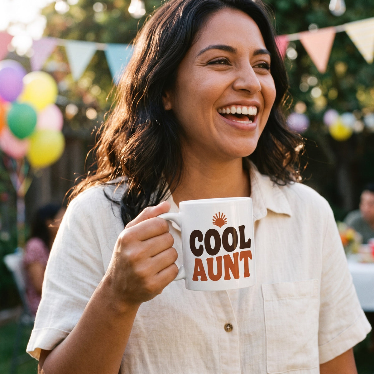 Cool Aunt print — lifestyle