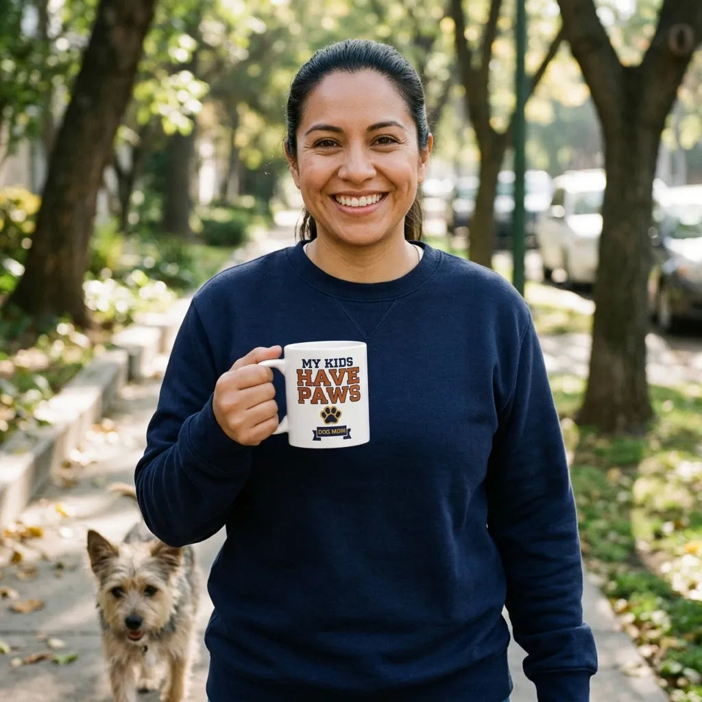 My Kids Have Paws print — lifestyle
