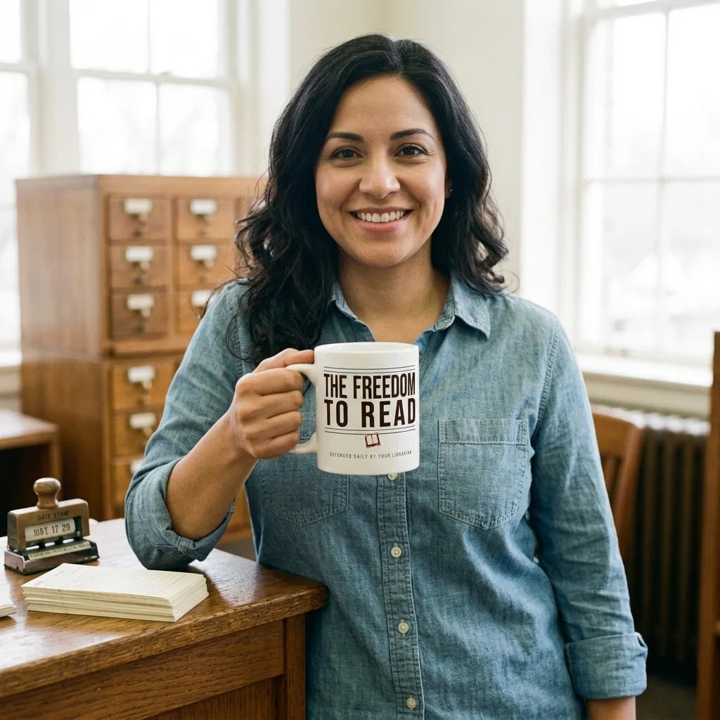 The Freedom to Read print — lifestyle