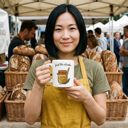 Feed The Starter print — lifestyle