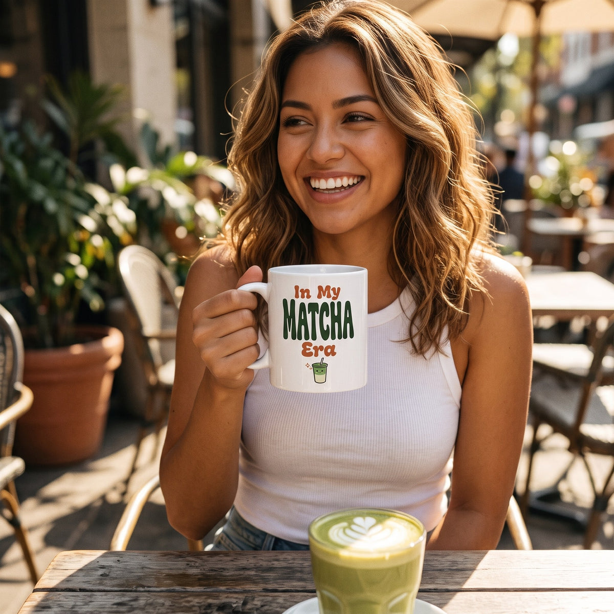 In My Matcha Era print — lifestyle
