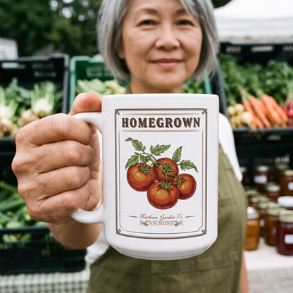 Homegrown Heirloom Seed Packet print — lifestyle