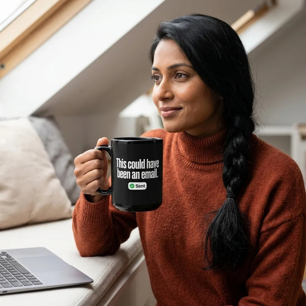 This Could Have Been An Email coffee mug — lifestyle