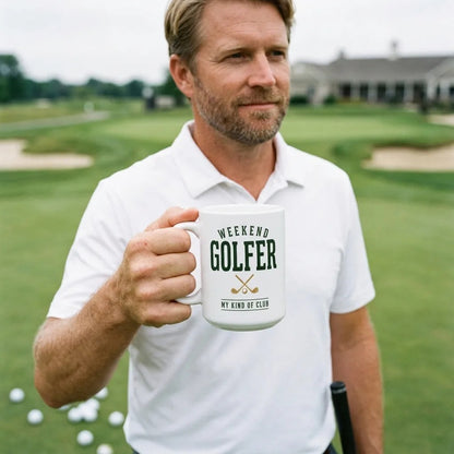Weekend Golfer Wordmark print — lifestyle