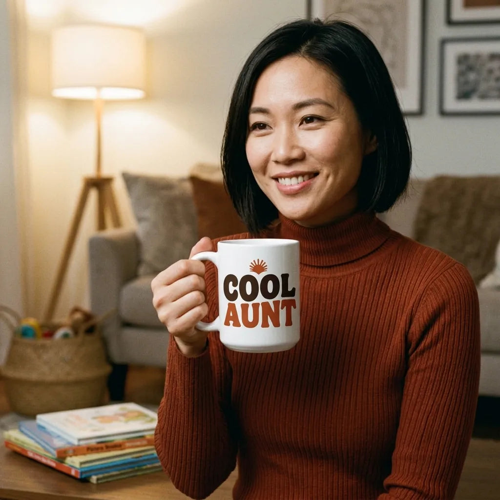 Cool Aunt print — lifestyle