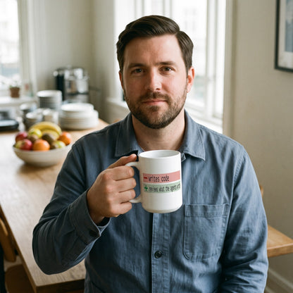 The Diff agentic AI engineer mug — lifestyle