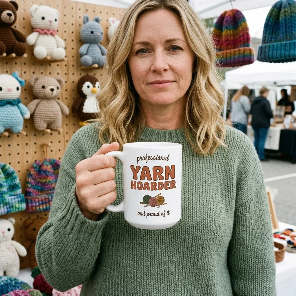 Professional Yarn Hoarder print — lifestyle
