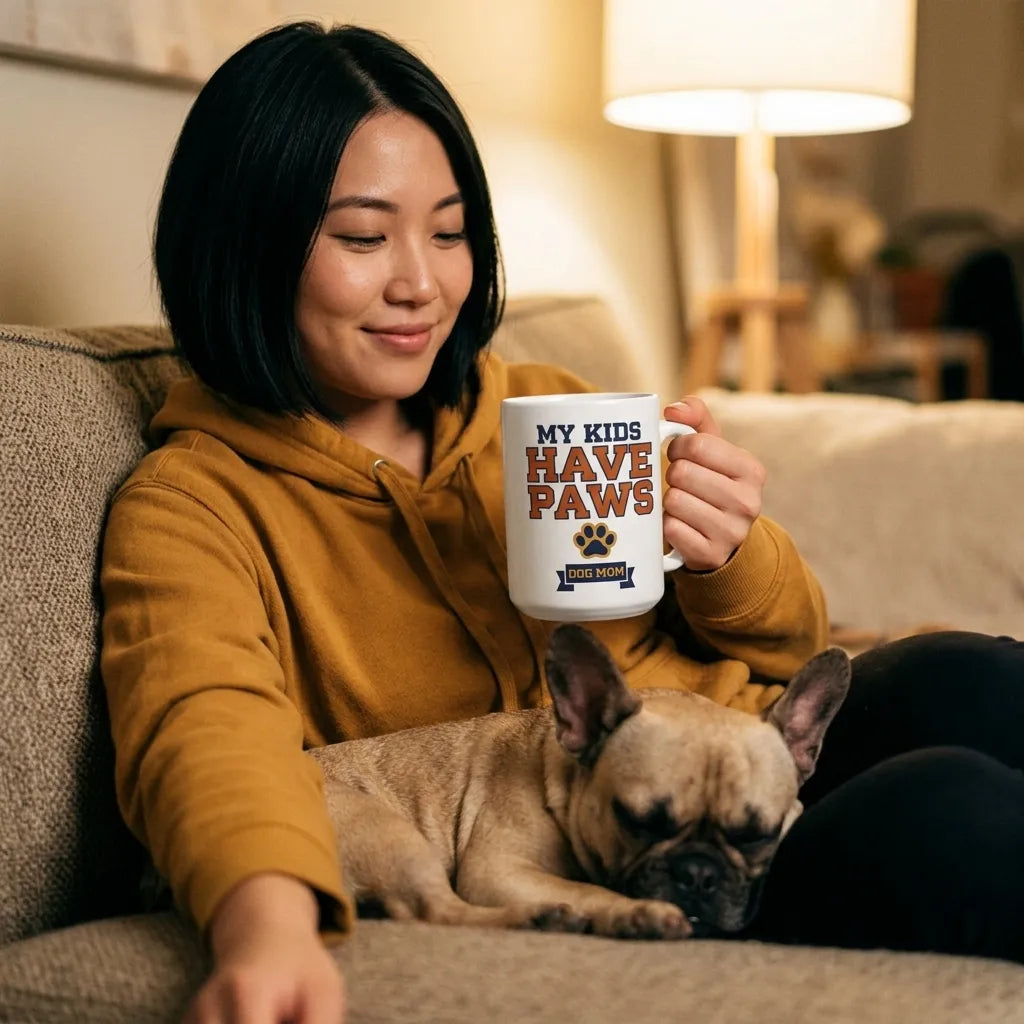 My Kids Have Paws print — lifestyle