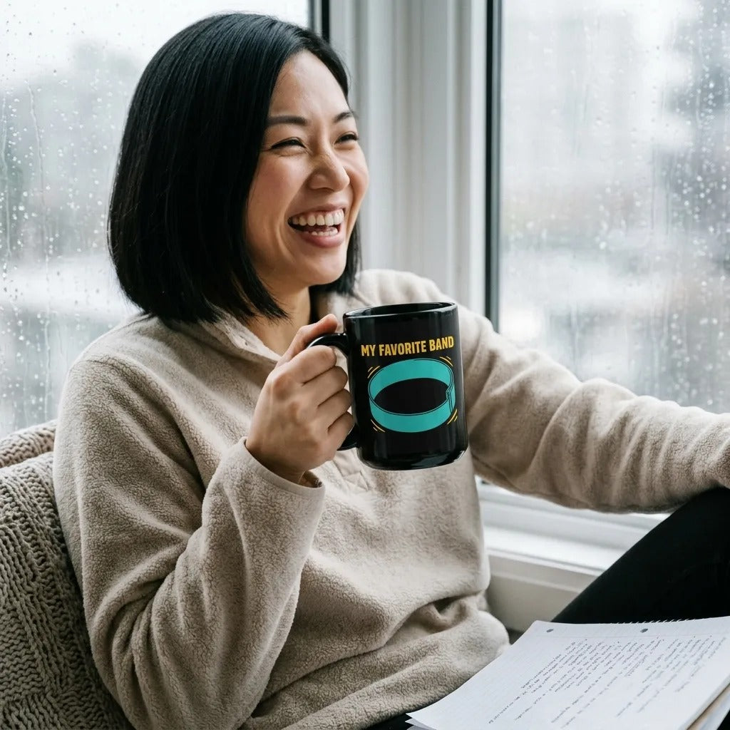 My Favorite Band funny physical therapy mug — lifestyle
