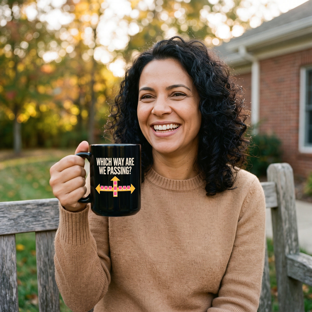 Which Way Are We Passing funny mahjong mug — lifestyle
