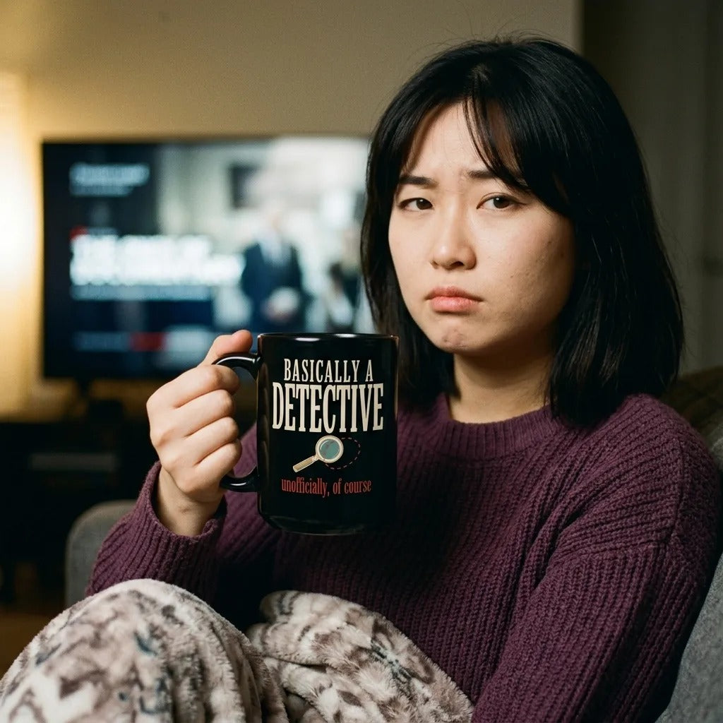Basically A Detective print — lifestyle