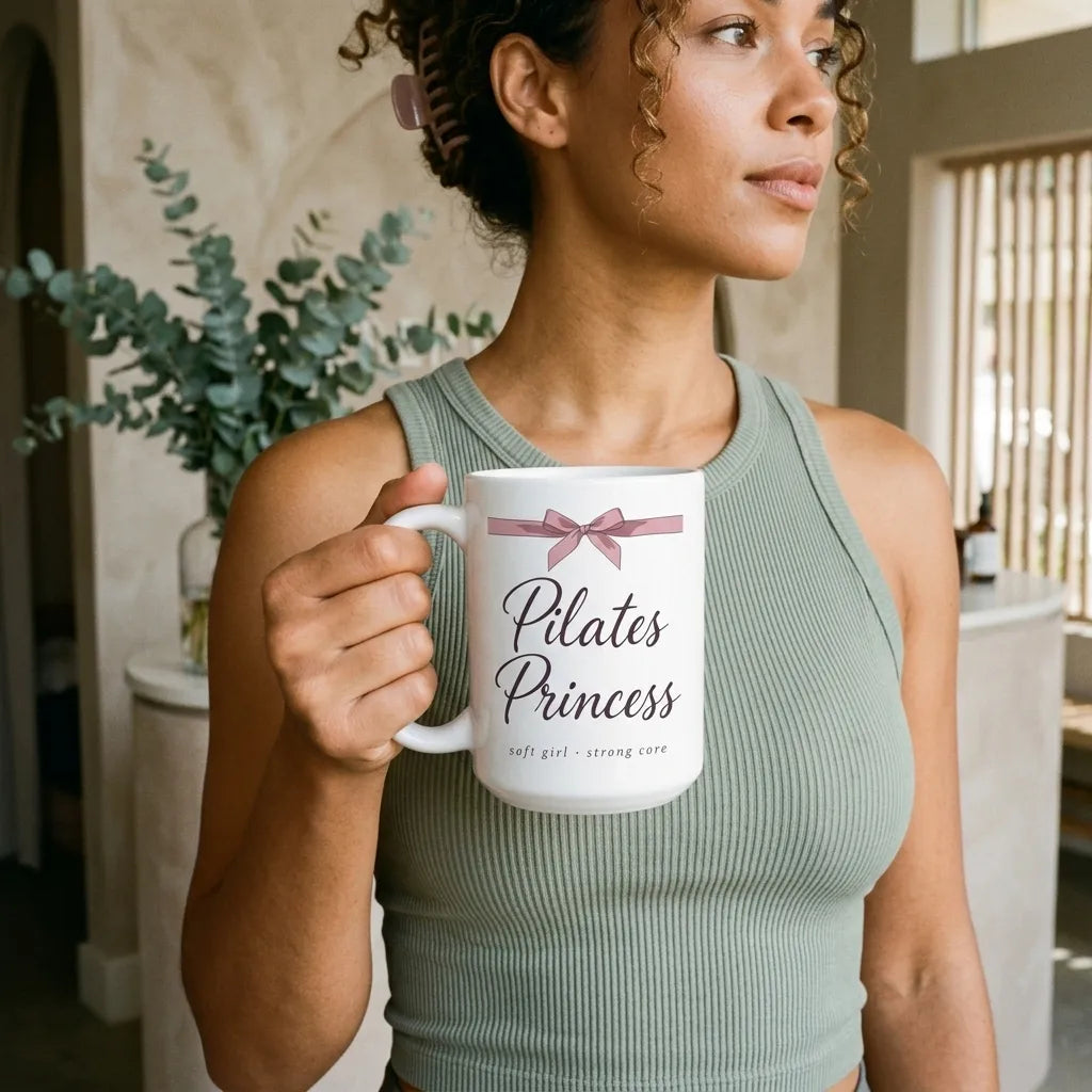 Pilates Princess print — lifestyle