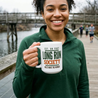 Long Run Society print — lifestyle