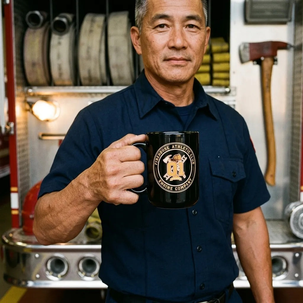 Firehouse Athletic Club print — lifestyle