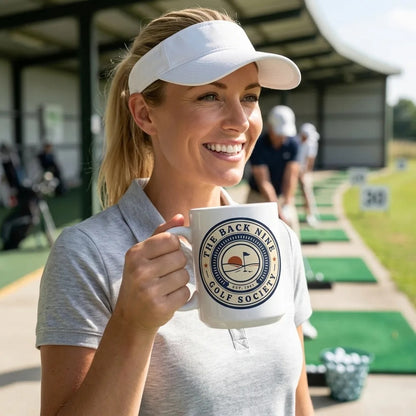 The Back Nine Roundel print — lifestyle