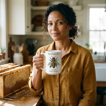 The Honey Bee — Anatomical Study print — lifestyle
